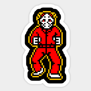 Retro Jason - Red Sticker